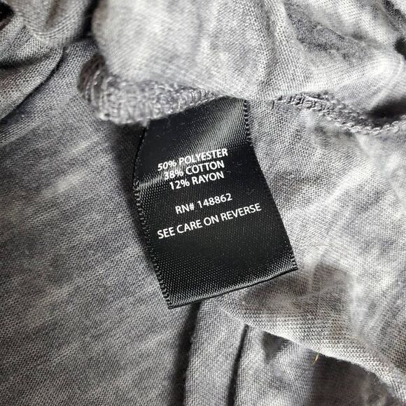 Torrid Size 0 Gray Graphic Tee “Own Kind of Beautiful” Lace-Up Neck Varsity - Picture 6 of 7